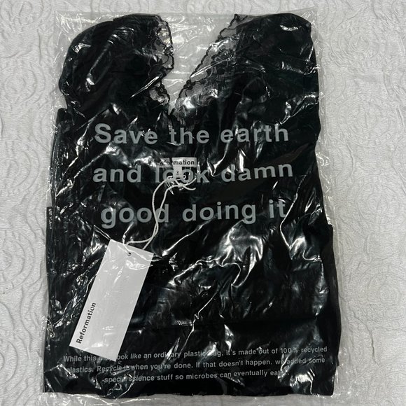 ❤️ Reformation * Nadene Top * Black ❤️ - Picture 7 of 9